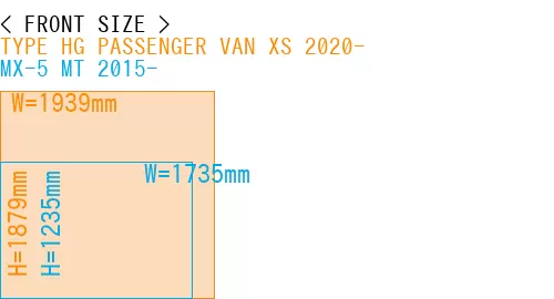 #TYPE HG PASSENGER VAN XS 2020- + MX-5 MT 2015-